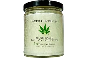 Weed Candle | Smoke Odor Eliminator | Dank Enthusiasts Stash