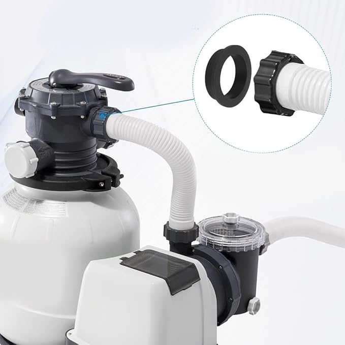 Juntas de goma para bomba de piscina 4 piezas Abaodam miniatura 7