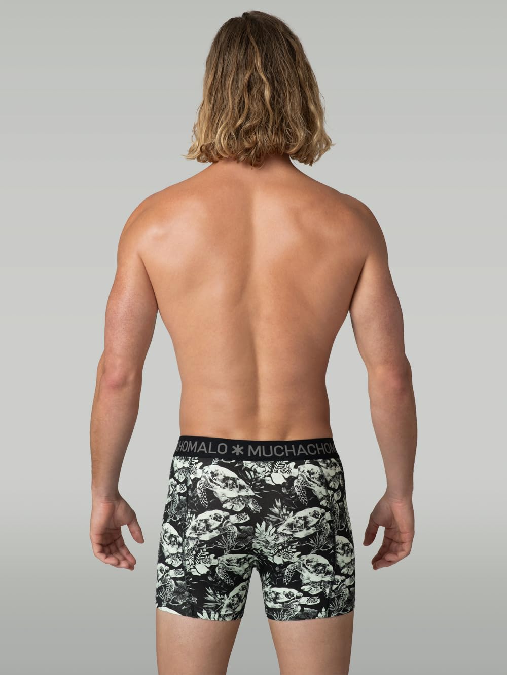 Muchachomalo Uomo Boxer 3-Pack, Fantasia, Cotone, Fascia Elastica