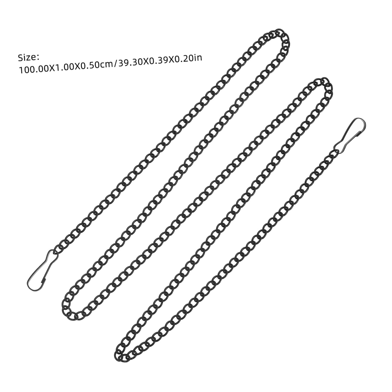 10pcs Hanging Chains Hooks Decorative Chain for Ornaments and Versatile Hanging for Retail and Home Decor