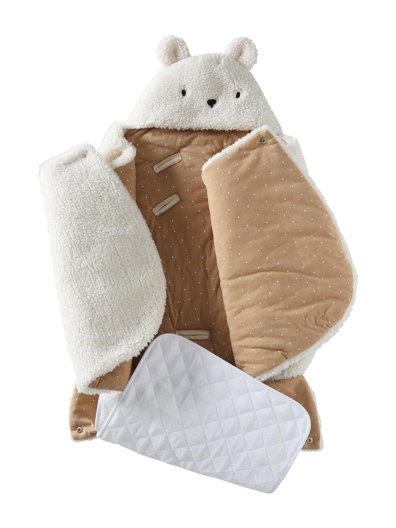 VERTBAUDET Nid d'ange Transformable en Peluche Ourson
