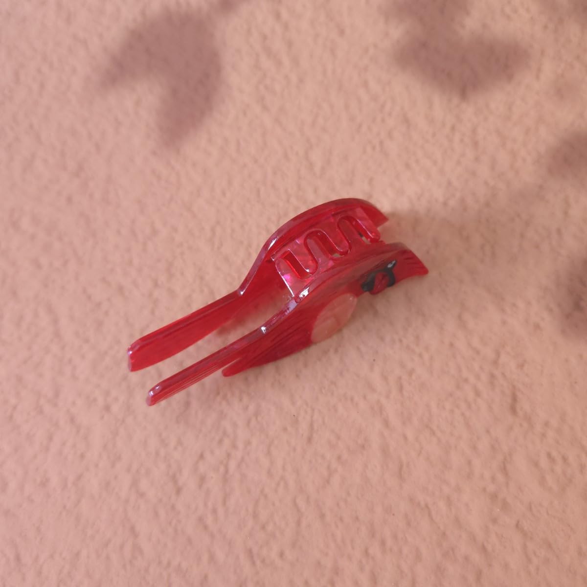 Red Cardinal Claw Clips,Cellulose Acetate Hair Clips,Big Bird Claw Clips for Women