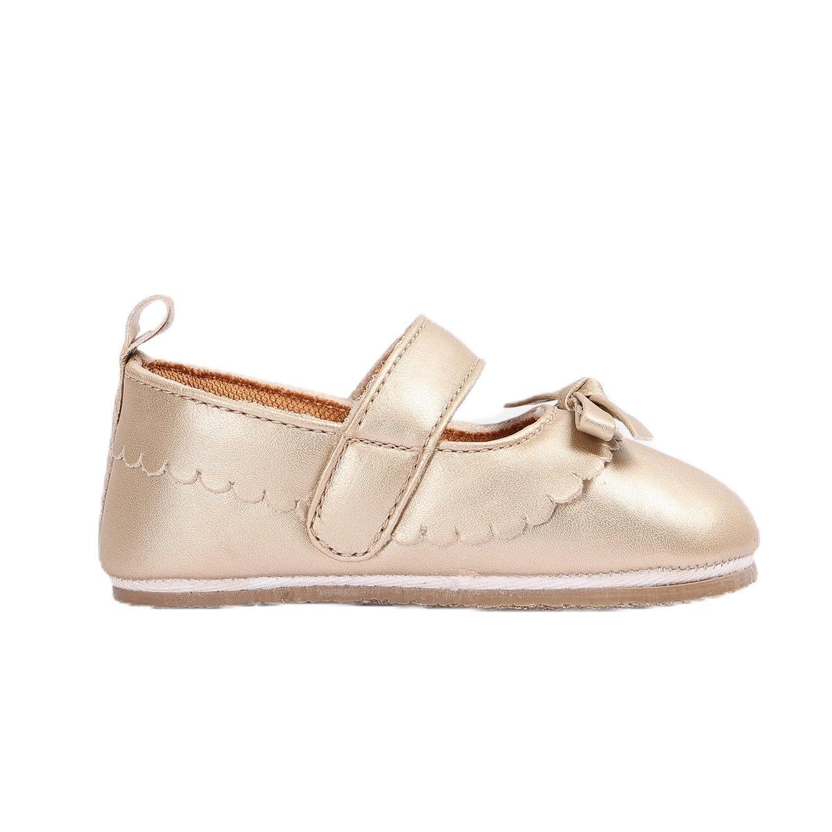 miniklub Baby Pu TPR Ballerinas, (Brown)-picture-43
