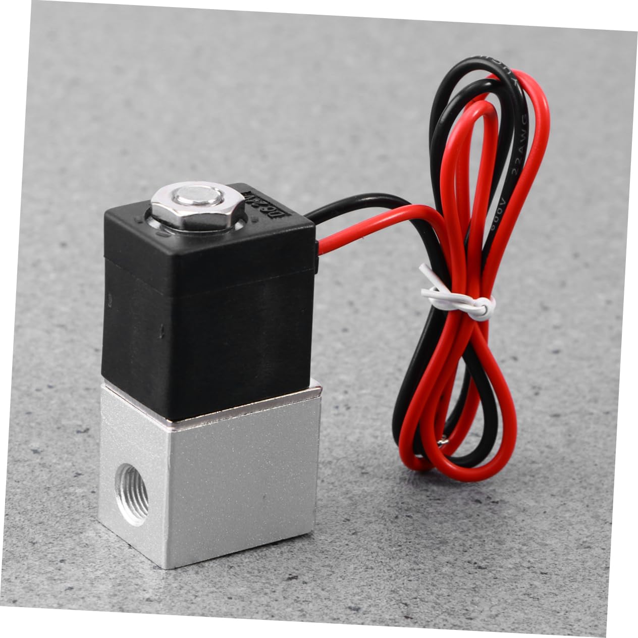 Magnetventil 1/4 Zoll Dc 24v Pneumatisches 2-wege Magnetventil Aluminiumgehäuse Butyl Dichtung Für Luft Gas Wasser