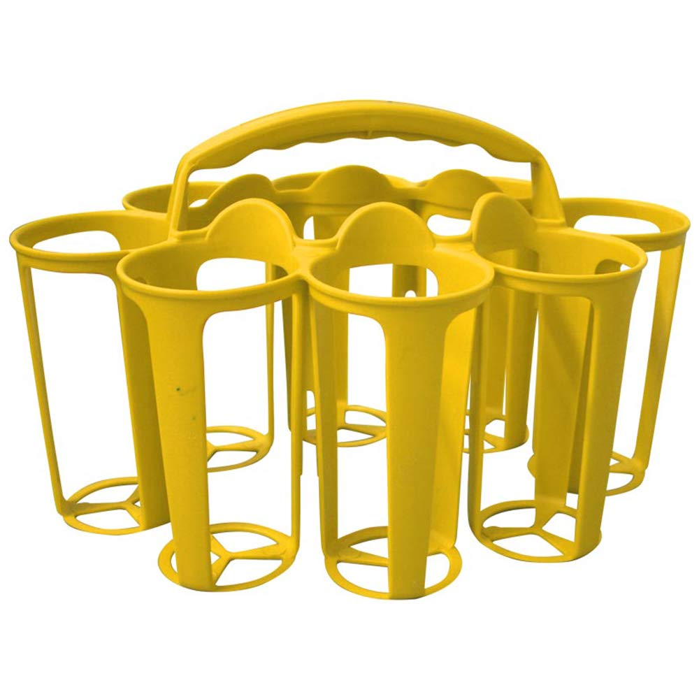 Ziland Water Bottle Carrier • Perfect for Sports Teams • Holds 8 Water Bottles (Yellow) — image 1