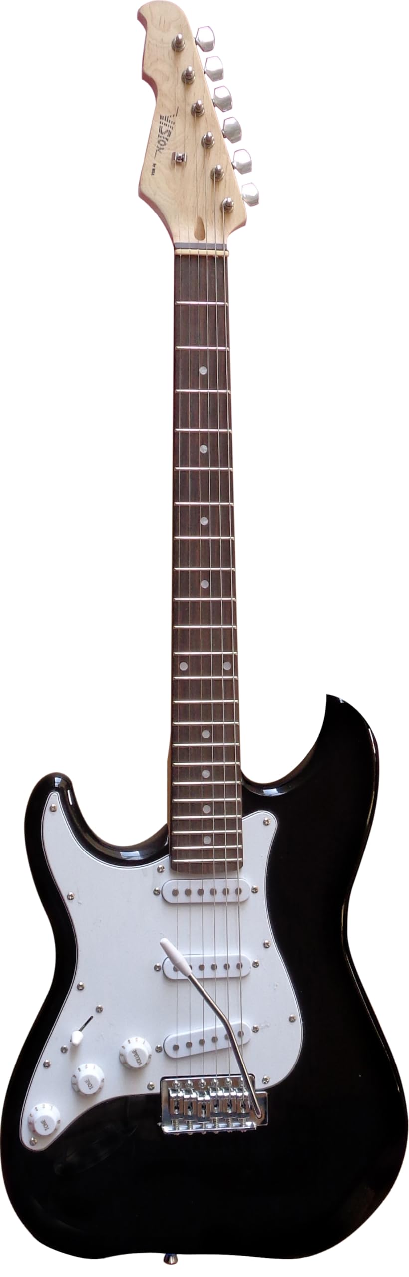 ELEKTROGITARRE SCHWARZ LINKS - E-GITARRE LINKSHÄNDER - IM SET MIT 20WATT VERSTÄRKER - TASCHE - BAND - SAITEN - 3xPIK ST5 LEFTHAND