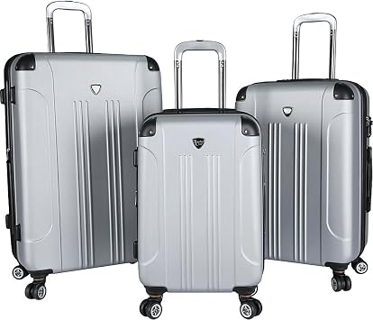 Travelers Club Midtown Hard Shell Suitcase, 4-Piece