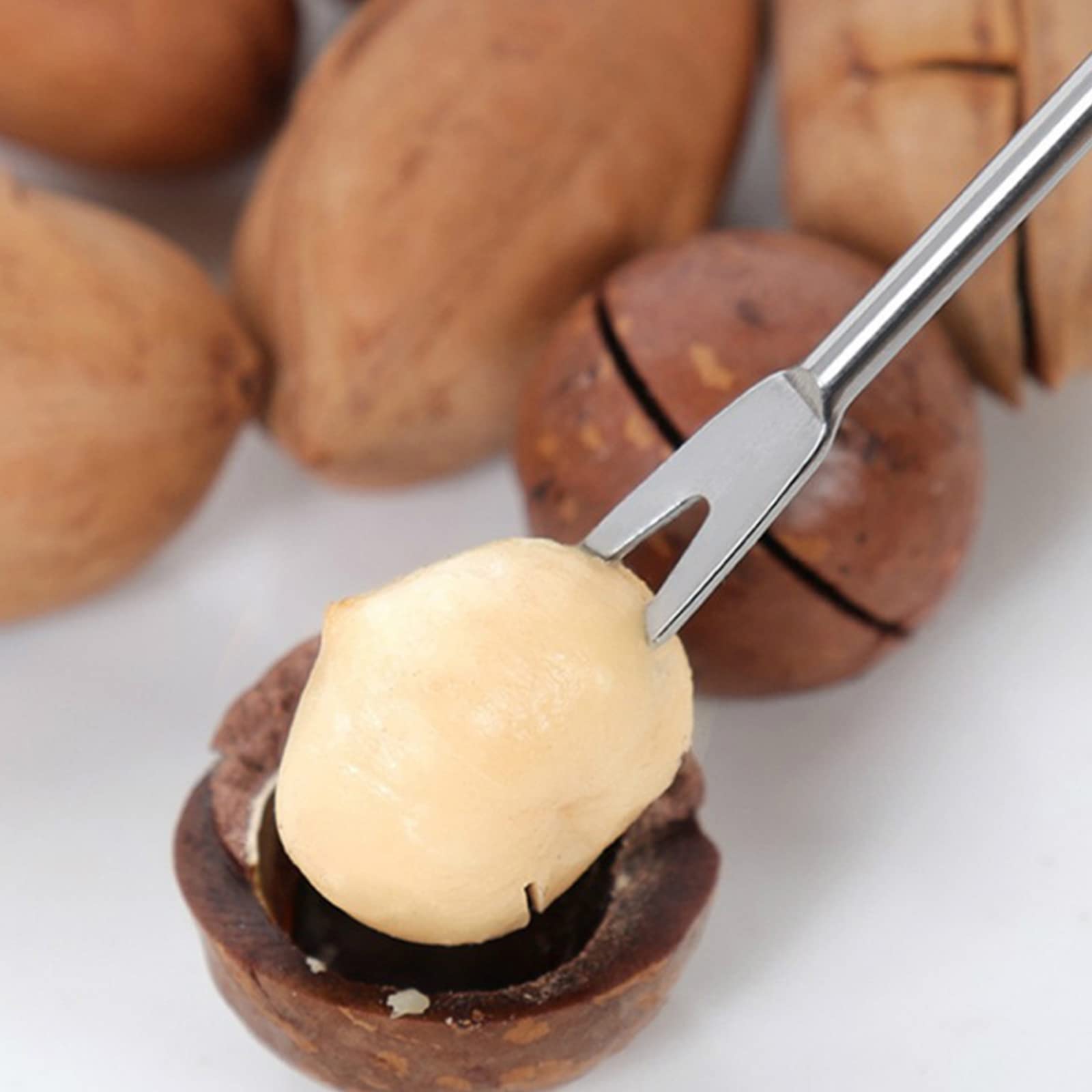 3 Pcs Stainless Steel Seafood Forks Lobster Shellfish Forks Walnut Needle Fruit Fork Kitchen Gadget Seafood Tools