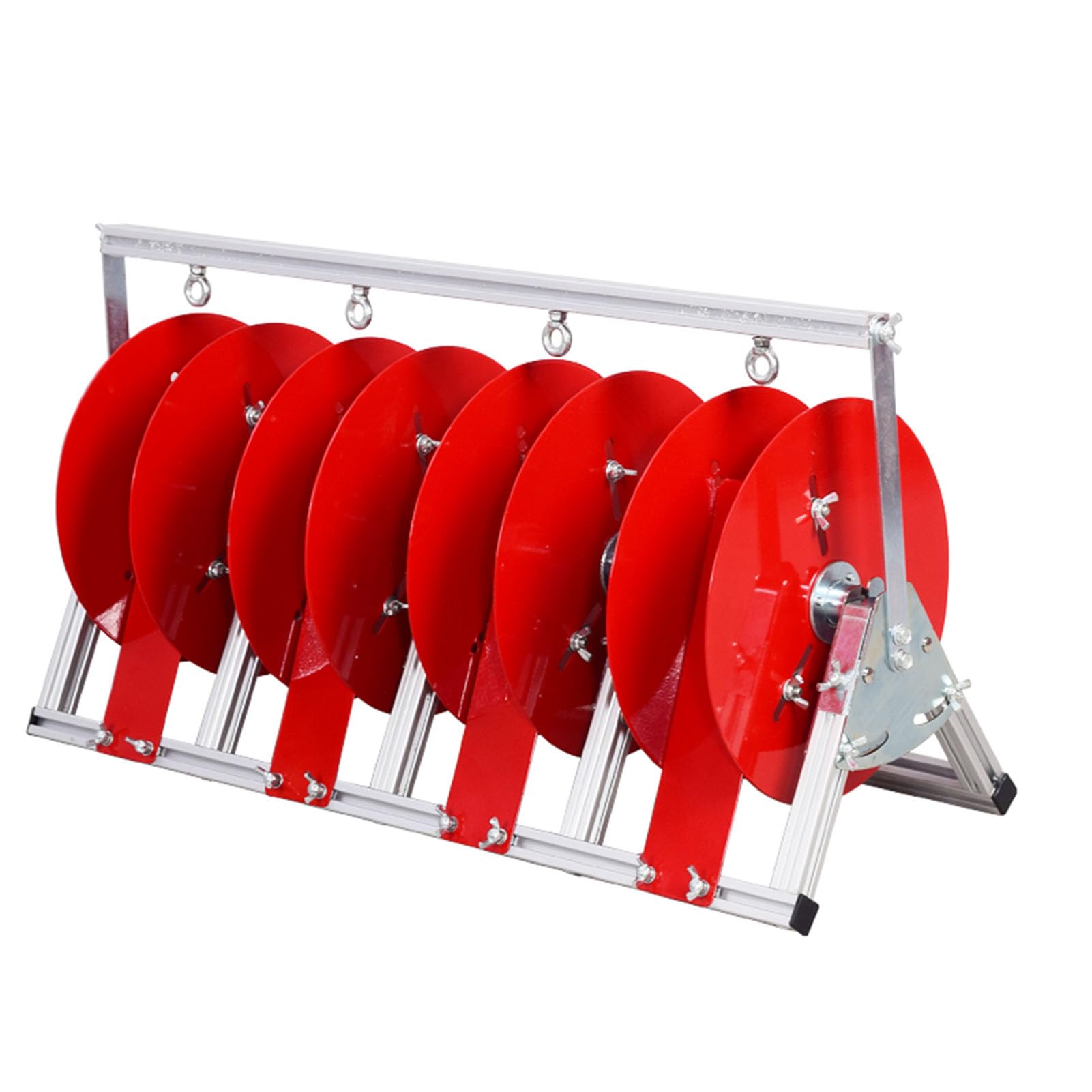 WDSOPK Commercial Heavy-Duty Wire Spool Rack Dispenser, Adjustable Multiple Axle Cable Caddy for Electrical, Industrial & Retail Use (4 bearing)