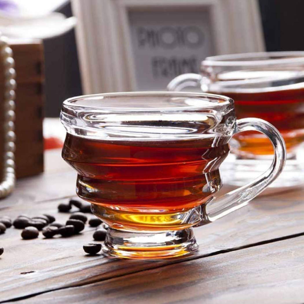 miRim Tea & Coffee Glass Cups, Set of - 6 (Transparent) 150 Ml (Ring) (B08RJPKTGM) Amazon Price History, Amazon Price Tracker