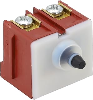 Interruptor de amoladora de repuesto fiable para serie D28114 D28143 D28111 D28000, color rojo,