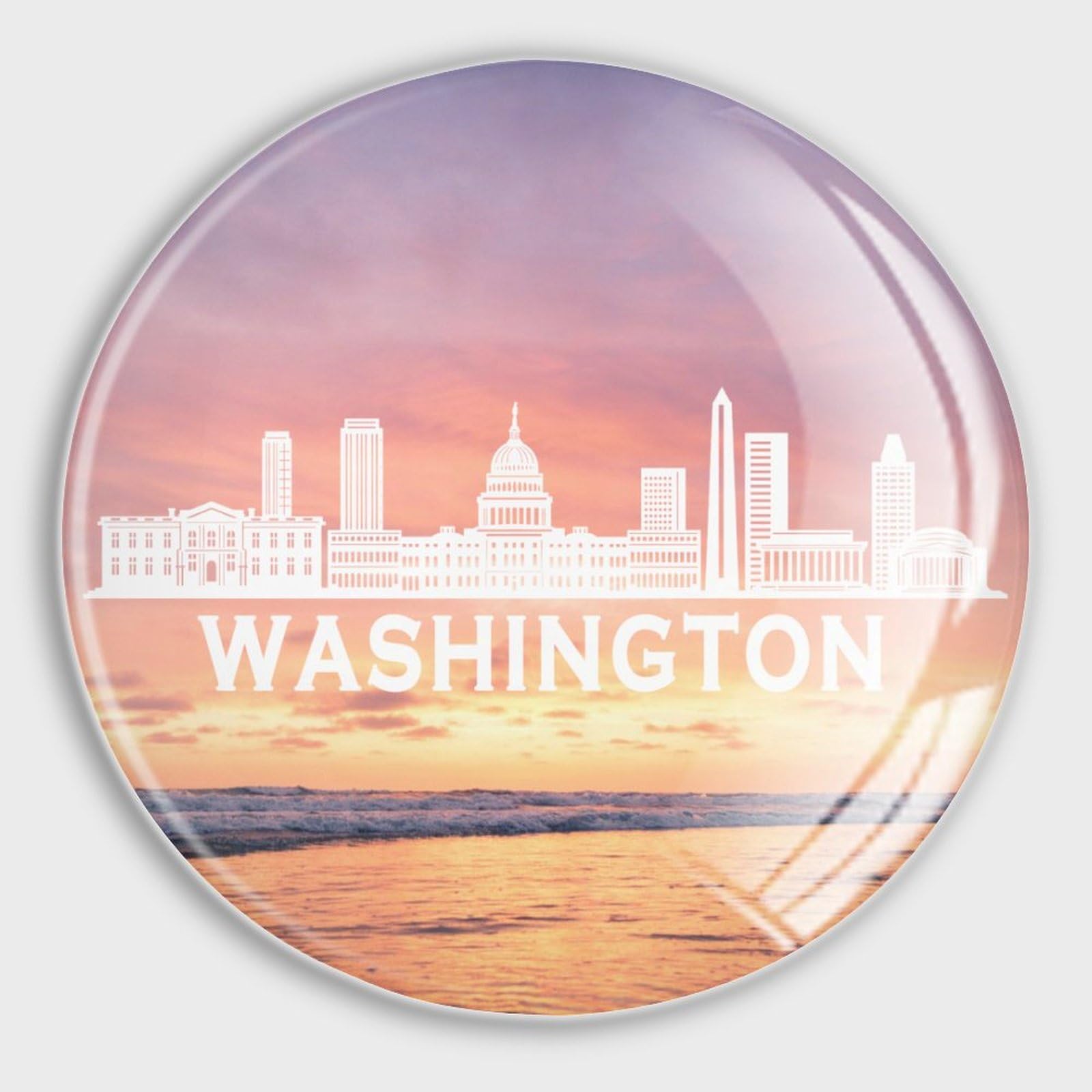 Aimants de réfrigérateur Washington pour tableau blanc de classe