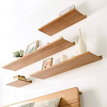 ラビベア☆送料無料☆格子型木製壁掛け飾り棚×4個 ラビベア☆送料