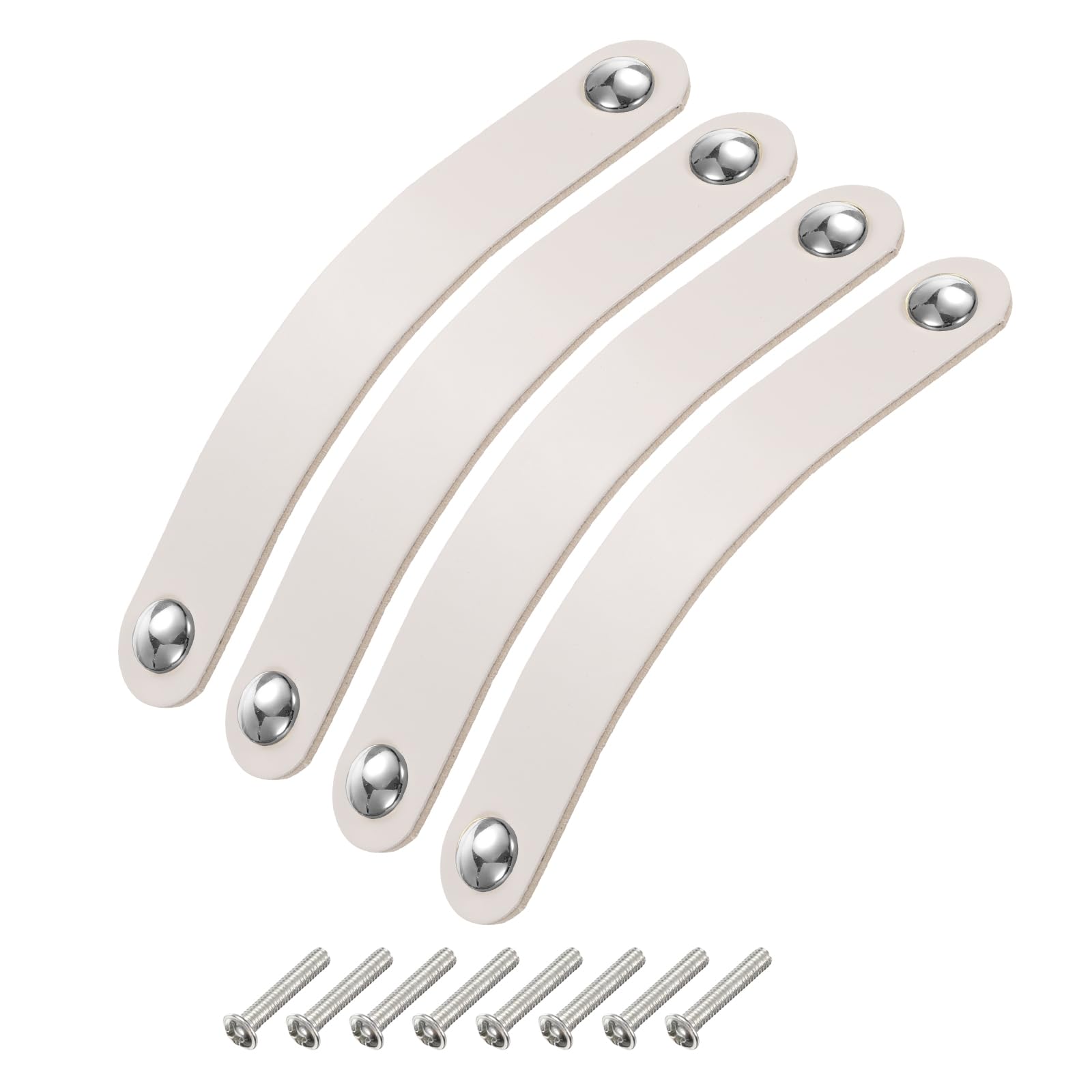 Poignées en cuir double trou 128mm pour une décoration de chambre épurée