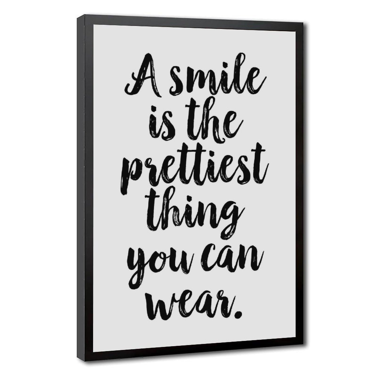 ELKPDOE Smile Poster Motivational Quotes