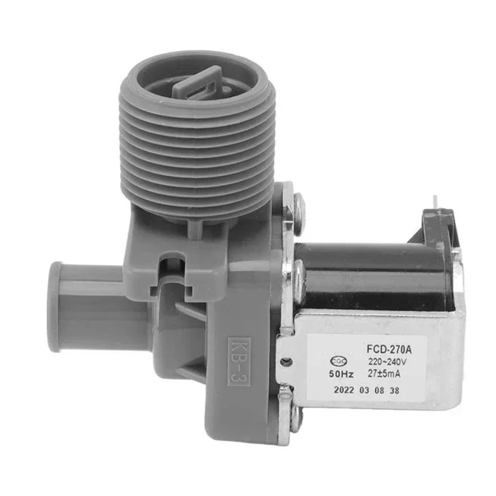 EEZII Washing Machine Water Inlet Valve Inlet Switch Solenoid Valve，Compatible For SANYO，FCD270A Full Automatic Laundry Washing Machine 220‑240V