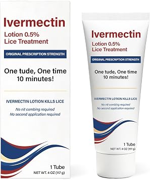 Ivermectin Lotion 0.5% for Lice Treatment 4 Fl Oz