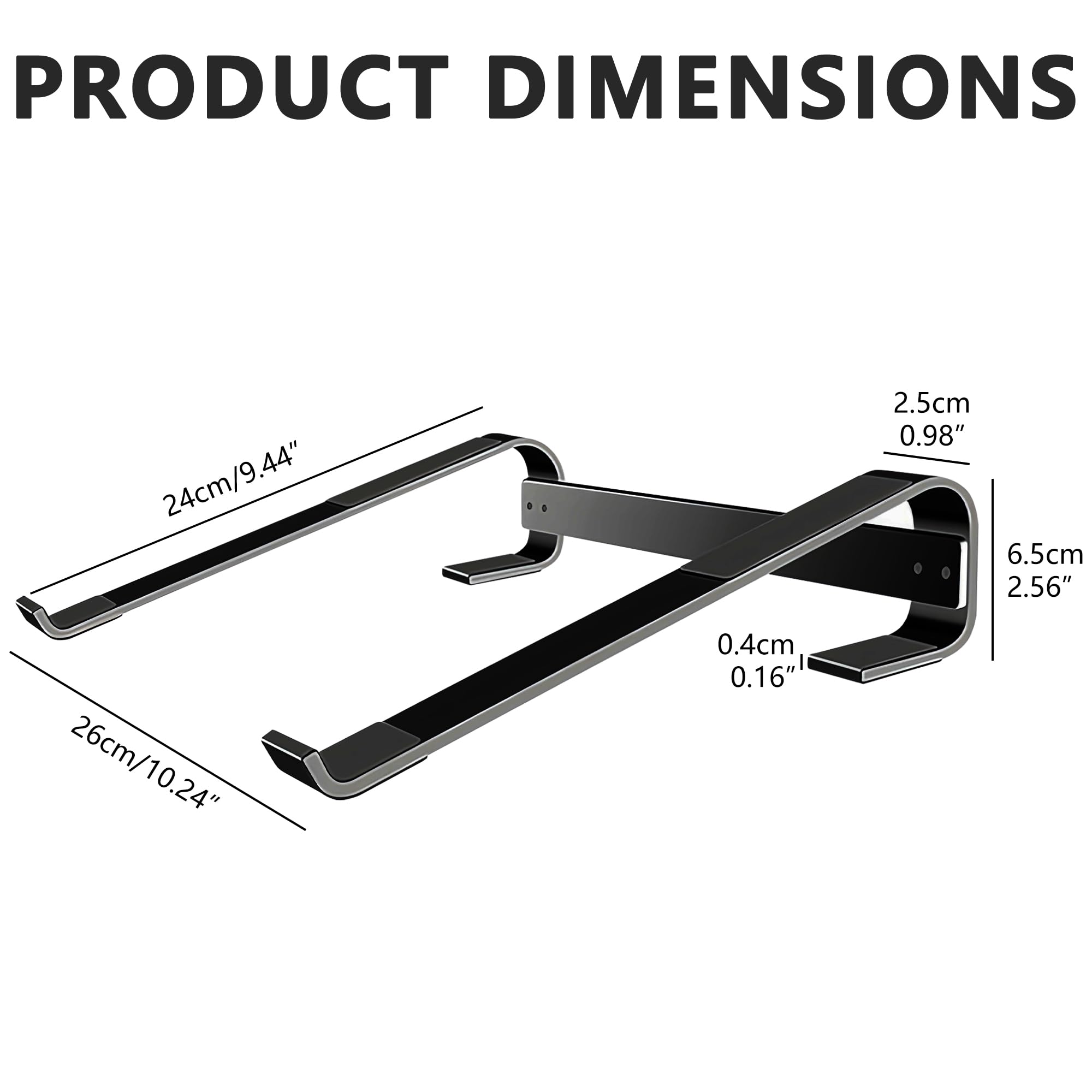 Musiin Support de refroidissement portable en aluminium pour contrôleur de tambour, compatible avec NI Maschine Plus MK3/Ableton Push 3 (noir)