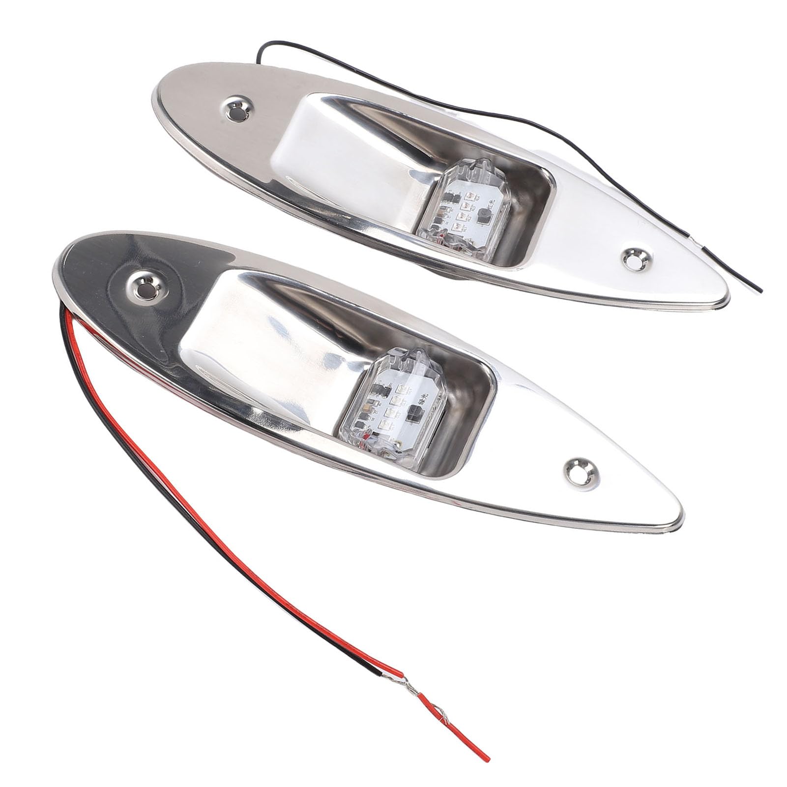 Luce di Navigazione a LED, Luce di Prua Marina in Acciaio Inossidabile, da Incasso IP67 con Struttura Durevole, Ideale per Barche Sotto i 20 Metri