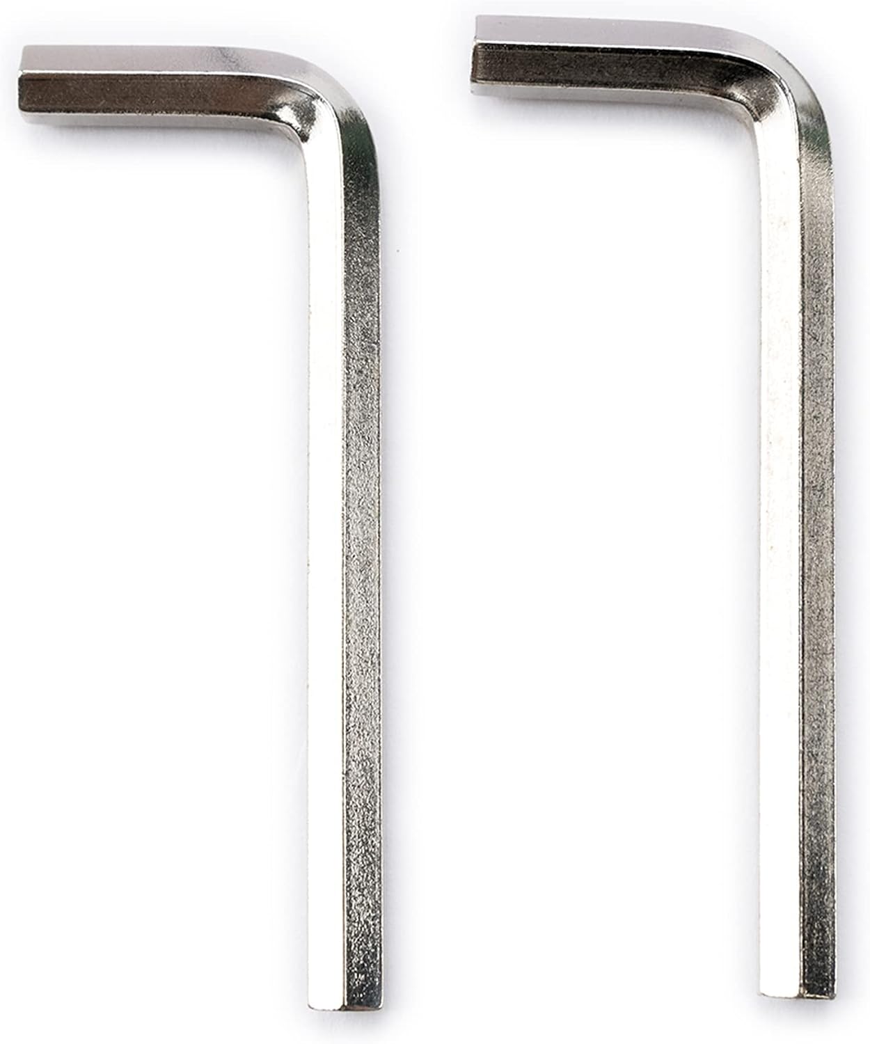 Musiclily Basic Metric 5mm Steel Guitar Truss Rod Allen Key Hex Wrench, Nickel (Set of 2), Metric 5.0mm