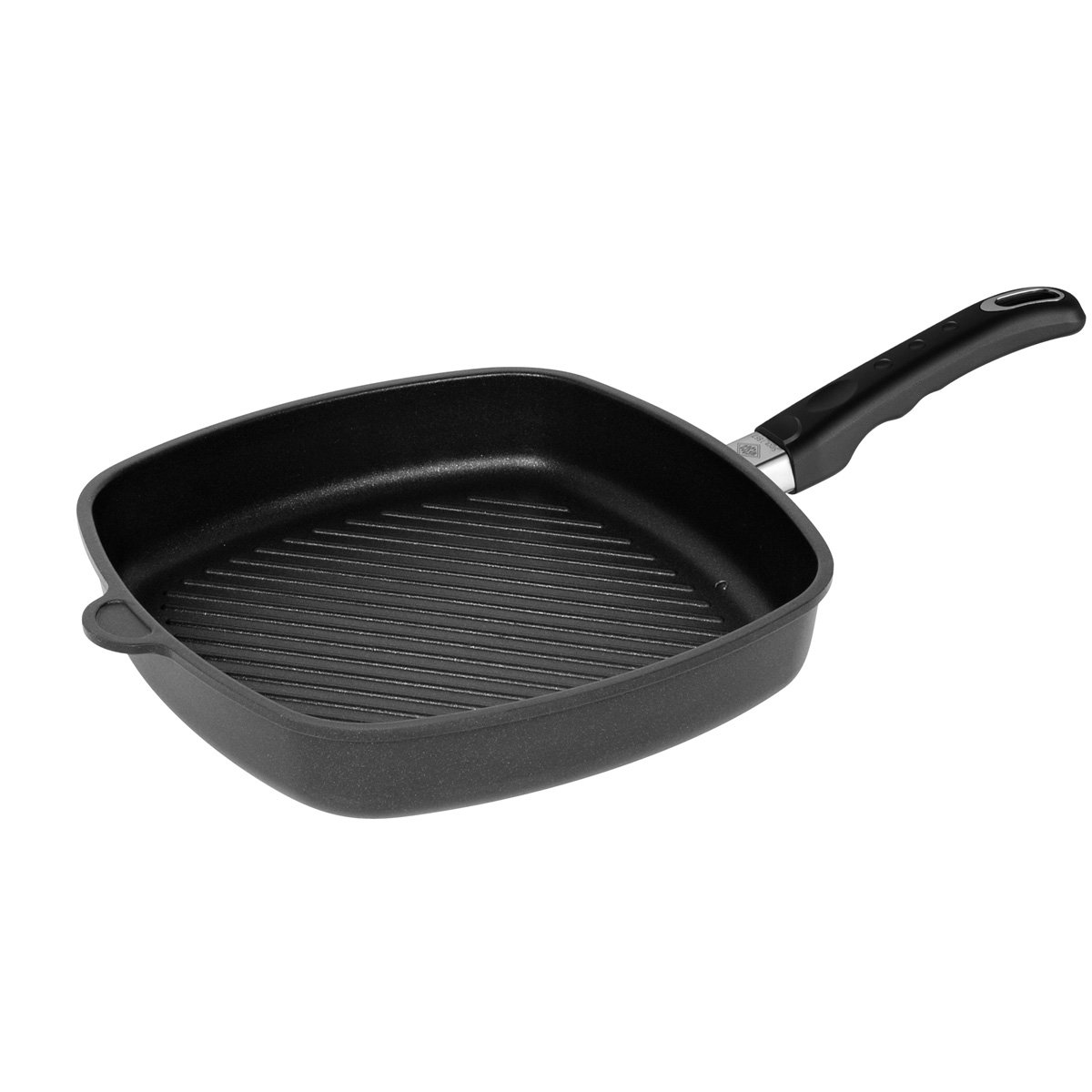 Poêle à frire carrée Wesco 345428-62 avec fond grill pour de savoureuses grillades en intérieur