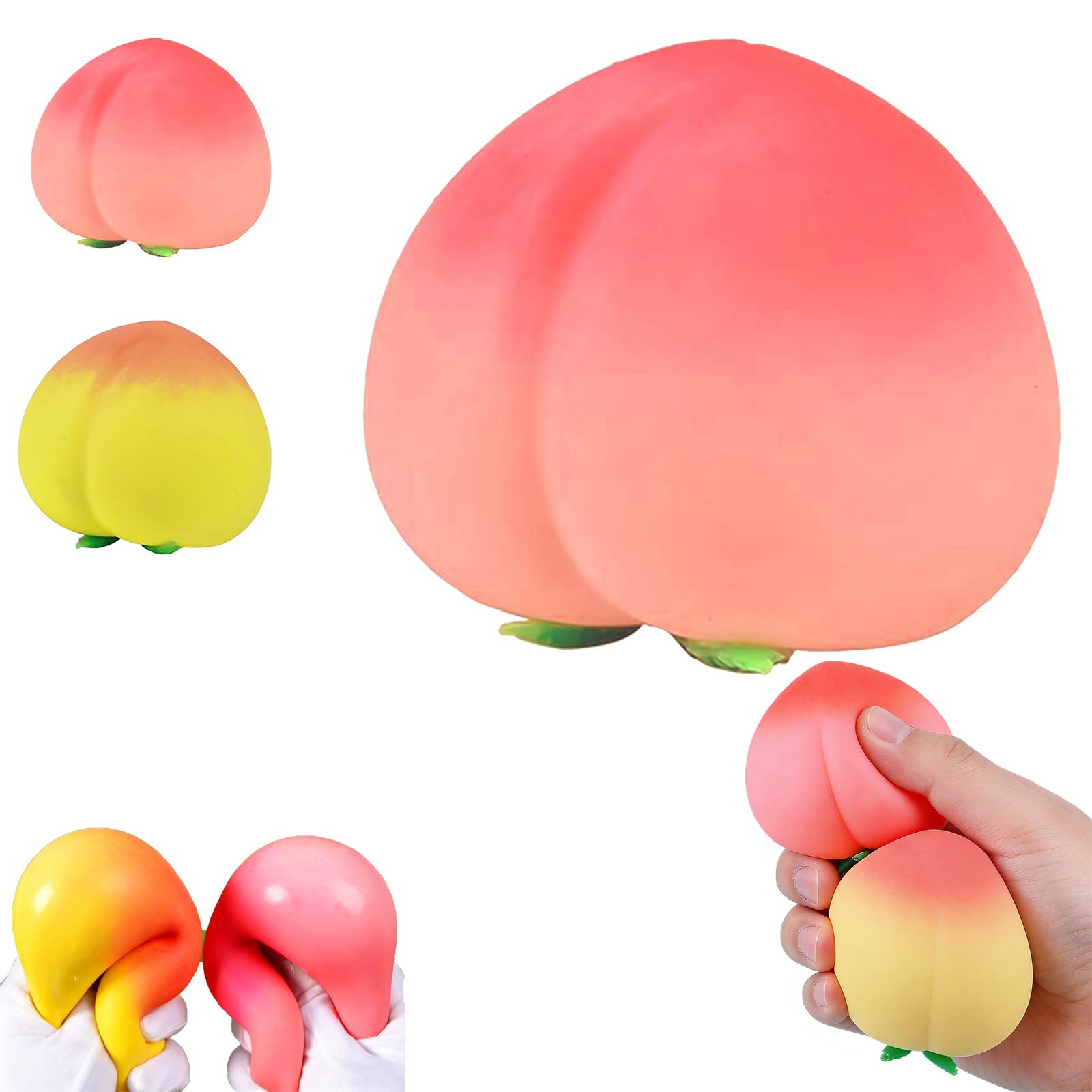 Cheese Squishy, Squishy Cheese Sugar Cube SquishySensory Toy, Big Brain CheeseStress Ball Realistic Design, Anxiety Relief Fidget Toy Sensory Toys For Adults & Kids (Pink, 1PC) — image 1