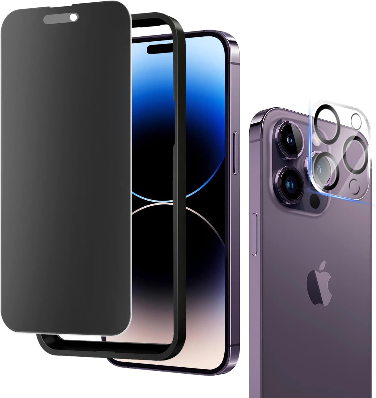 Amazon.com: SOOPUR 2 Pack Matte Privacy Screen Protector for iPhone 14 ...