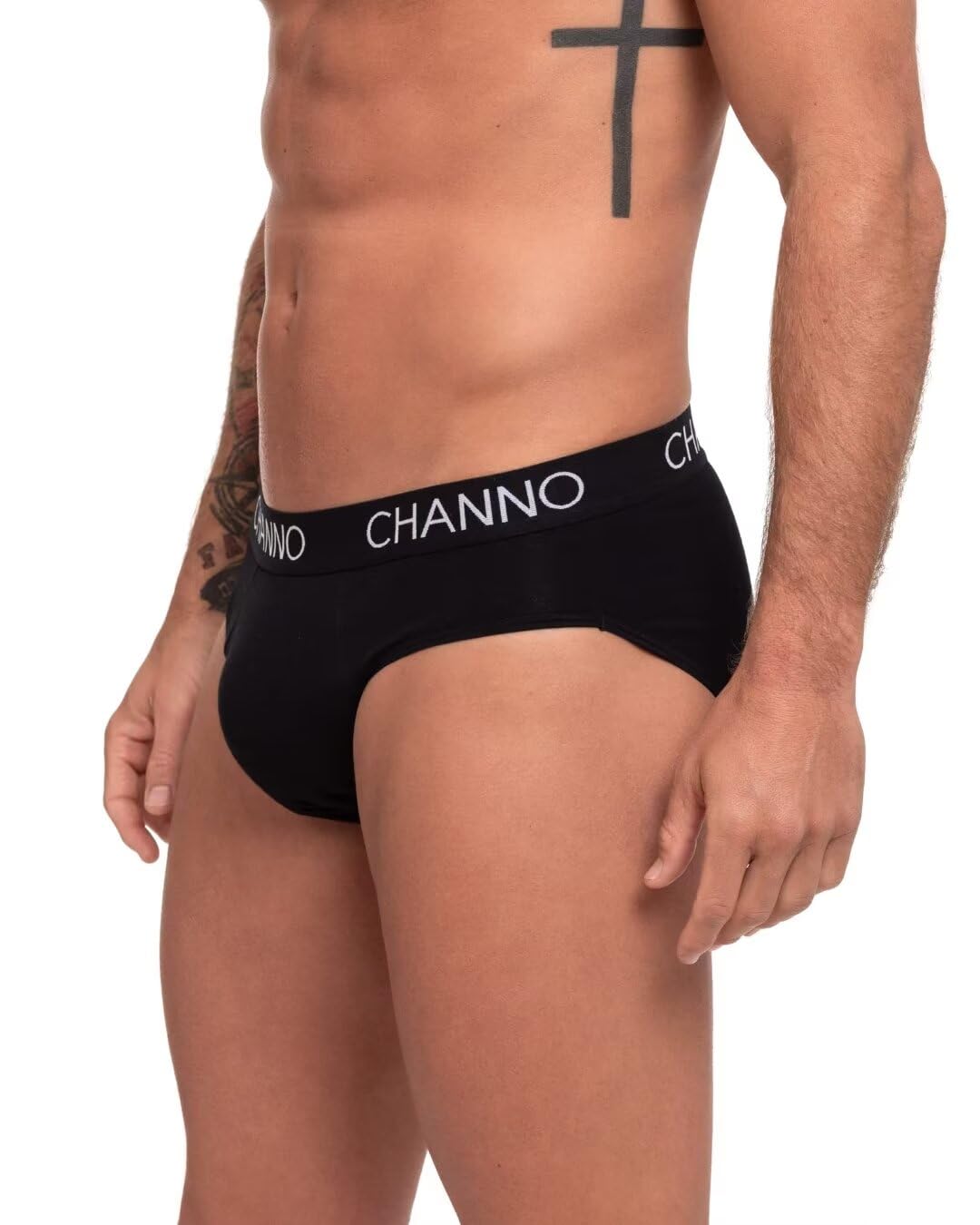 Channo Slip da Uomo in Cotone, Tinta Unita e Uniforme
