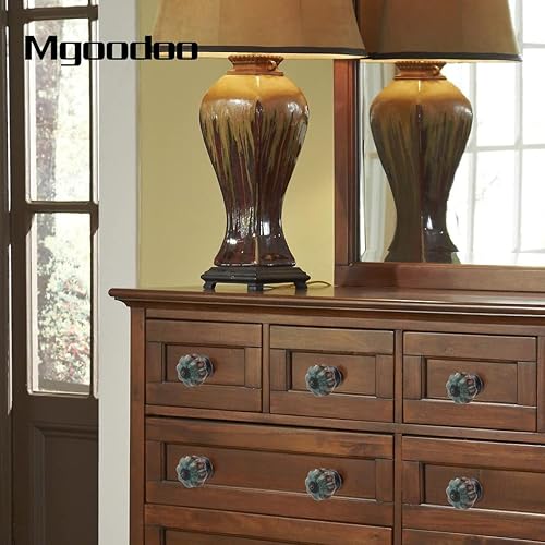 Miniatura 8 de Tiradores para cajón con forma de calabaza, de cerámica, con estampado de leopardo