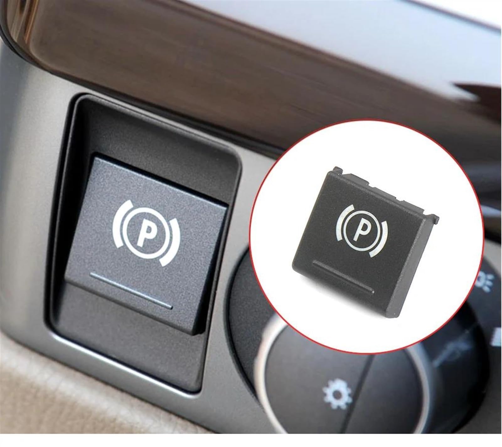 Przycisk hamulca ręcznego samochodu do serii 7 E66 E65 2005 2006 2007 2008 61316949933 elektroniczny hamulec ręczny hamulec postojowy przycisk P osłona przełącznika hamulca postojowego przełącznik