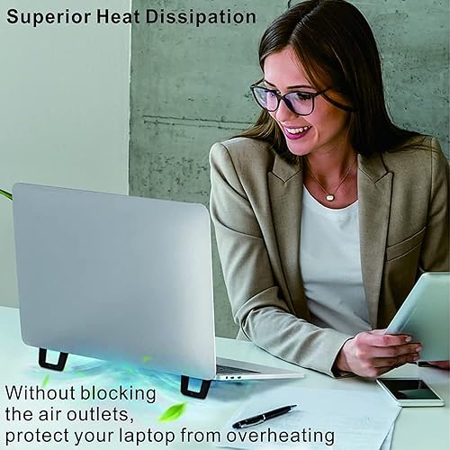Miniatura 2 de Self-Adhesive Portable Laptop Stand,Foldable Invisible Ergonomic Desktop Computer Stand for MateBook X Pro,for D14,for MacBook Air Pro,for XPS,for