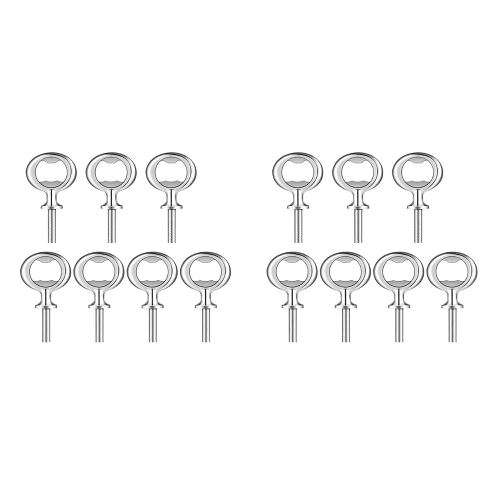 Hndhbfgrt 14 Pcs Christmas Bottle Opener Bottle Opener DIY Craft Beer Bottle Opener Blank Bottle Opener for Wood Turning Project