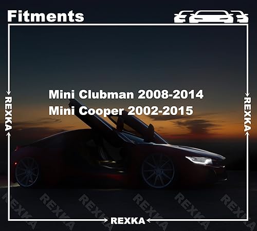 Miniatura 4 de Rexka 15 Uds. Moldura de arco de rueda Clips para BMW Mini Cooper R50 R53 R55 R56 R57 R52 R58 R59 07 132 757 821 07132757821