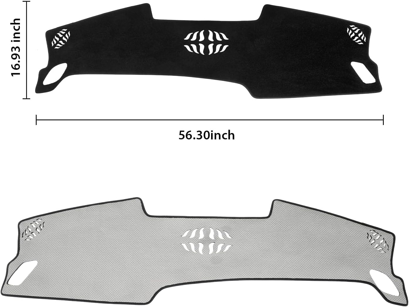 KUST Black Dash Cover for Hyundai Sonata 2024 2025 2026 (Only fits for 12.3-inch Touchscreen) Polyester Dashboard Cover Non-Slip Interior Accessories for Sonata Custom Fit Dash Mat No Glare