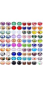 AIPRIDY 50 Pcs 15 x 11 mm Murano大穴銀黄銅芯ガラ Amazon.co.jp: AIPRIDY 50 Pcs 15 x 11 mm Murano大穴銀黄銅芯ガラス