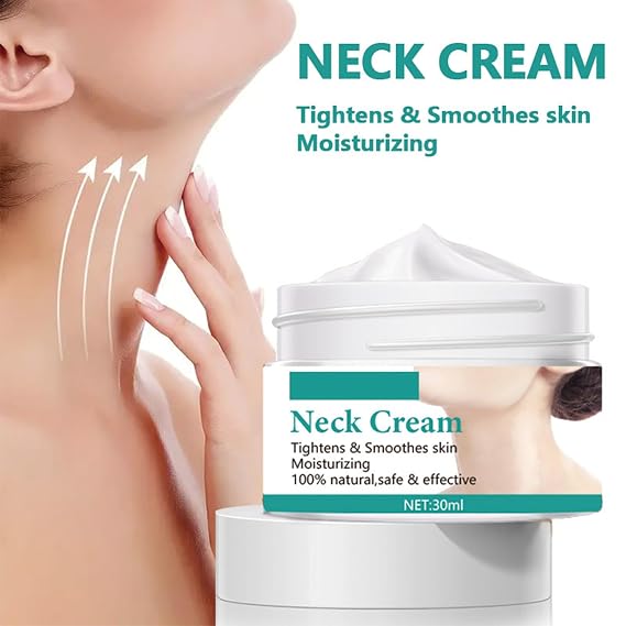 Firming & Tightening Neck Cream Powerful Anti-Aging Formula for Neck Wrinkles, Fine Lines | Nourishing Moisturizer with Organic Aloe Vera, Coconut Oil & Retinol | Suitable for All Skin Types