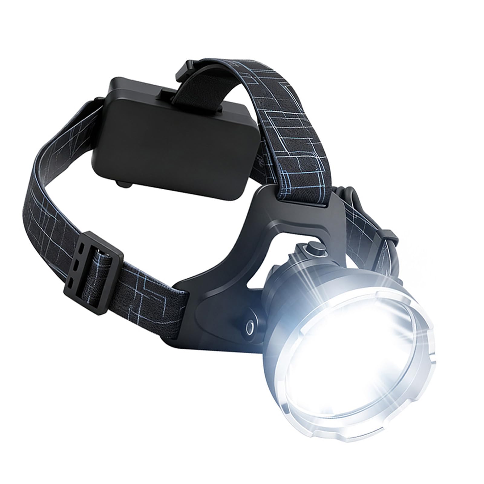 Kaeltsyn Weight Fishing Headlamp LED Powerful Headlamp Bicycles Light Rechargeable Headlight Torch Portable Camping Lamp Outdoor Fishing Light Rechargeable Headlight Torch Portable Camping Lamp