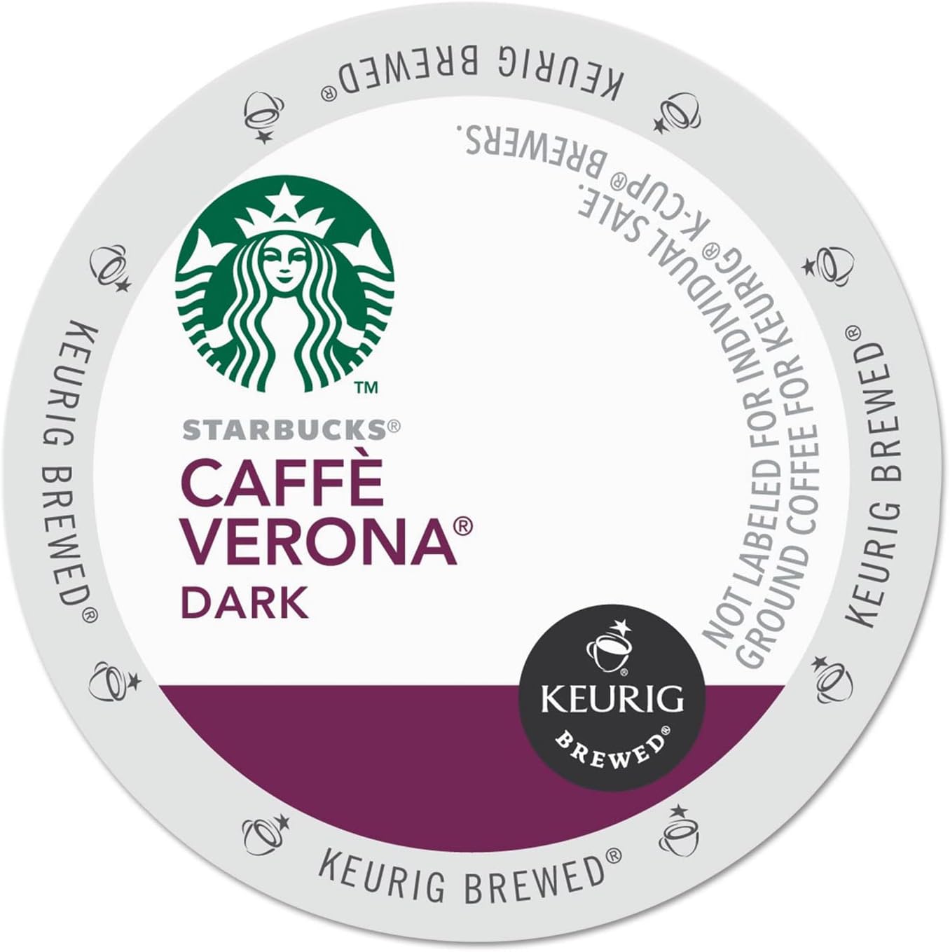 Caffe Verona Dark, K-Cup for Keurig Brewers, 24 Count
