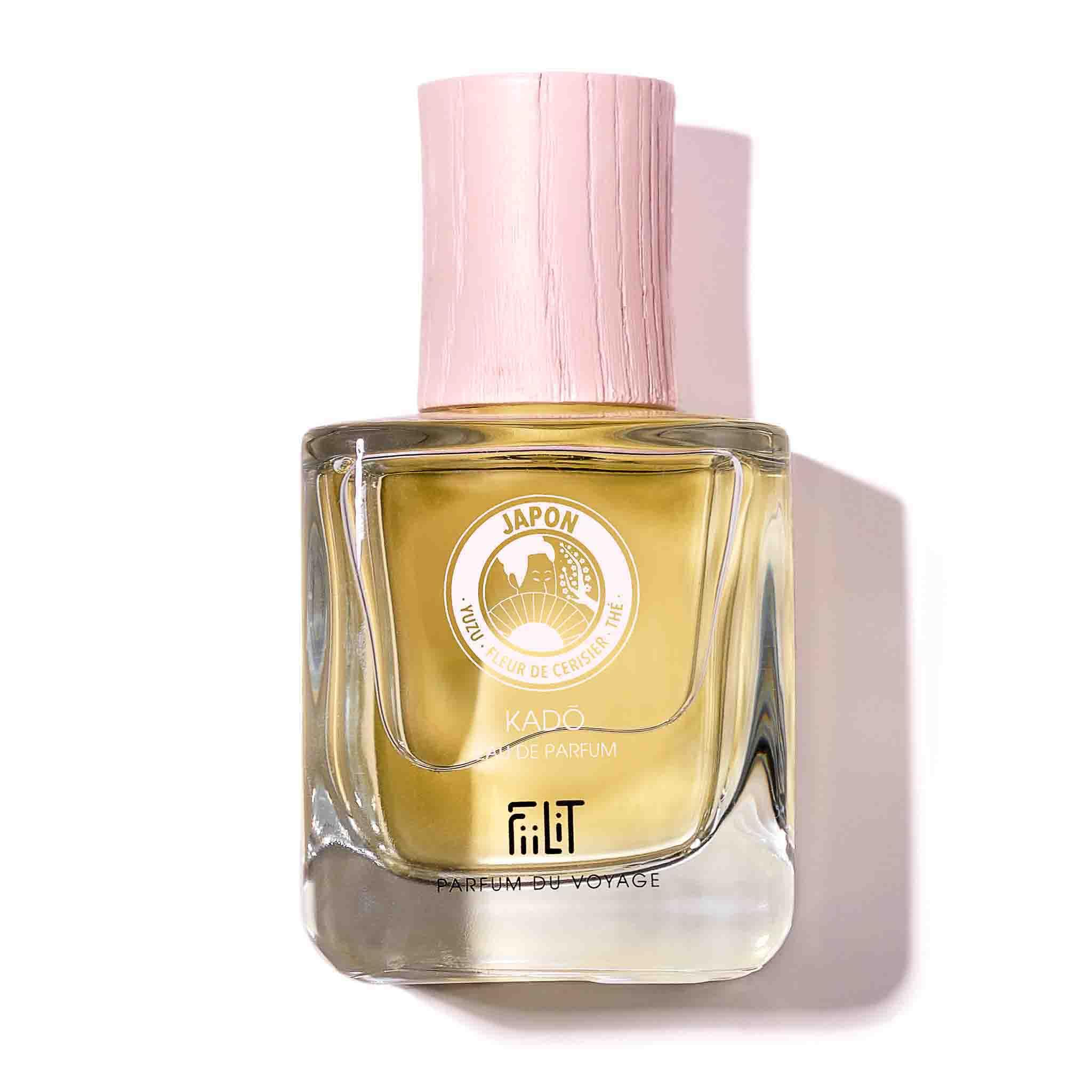Eau de Parfum Naturelle KADO JAPON - FiiLiT Parfum du Voyage - Mixte - Spray Rechargeable - Floral (50ml)