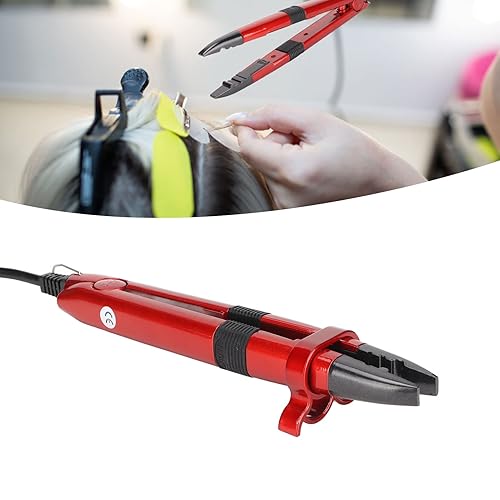 Miniatura 4 de Hierro de extensión de cabello, ergonómico que regula la temperatura, conector de extensión de cabello, herramienta de hierro, varita de queratina,