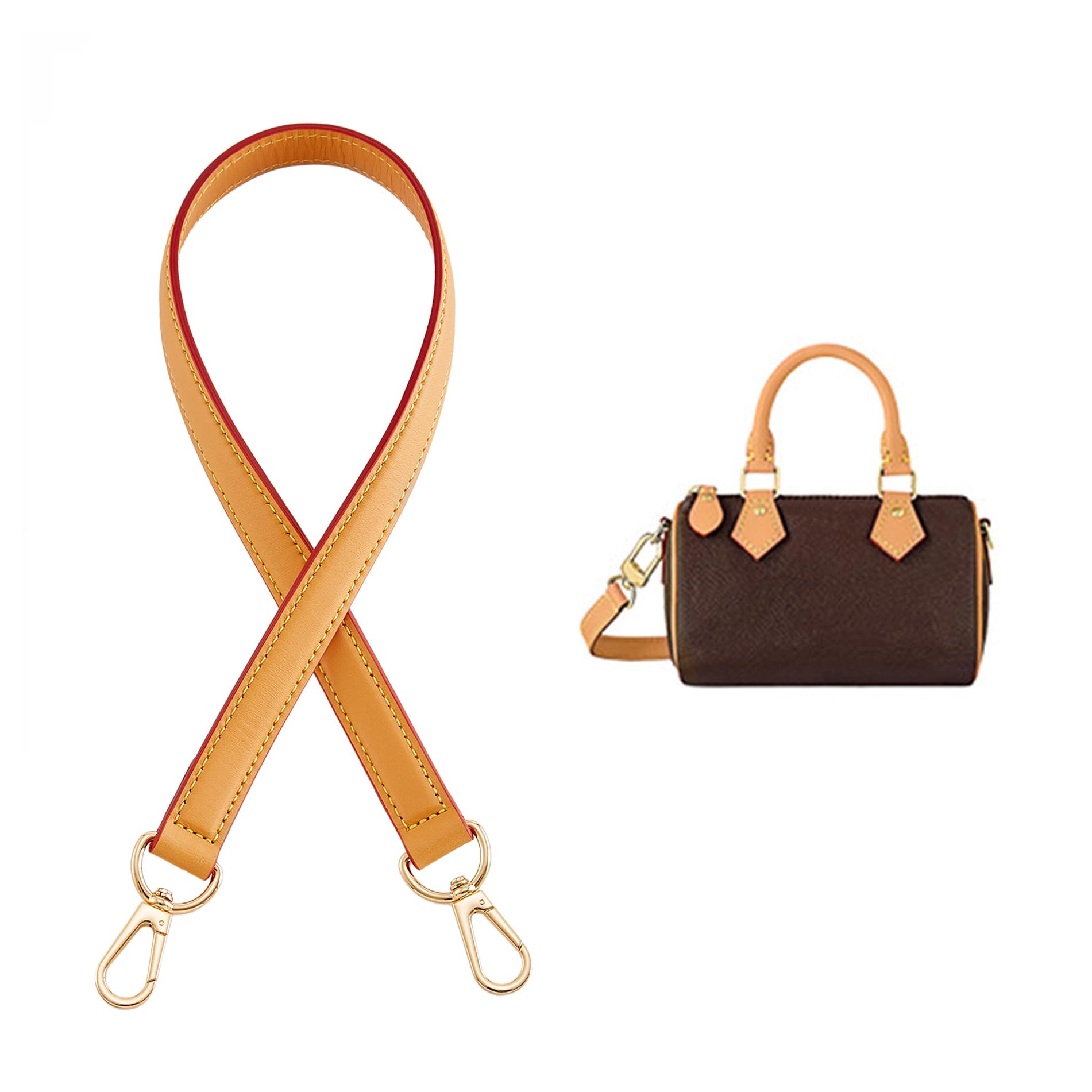 Photo 1 of OAikor Vachetta Leather Shoulder Strap - 24.8" L x 0.7" W, Beeswax