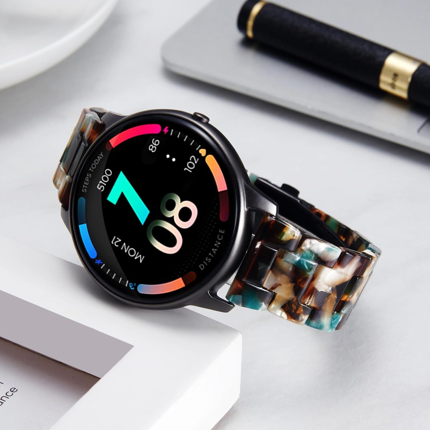 resin watch bands replacement watch straps for men women 14 colors watchbands lightweight 12/14/16/18/20/22mm wrist bands fashion skin-friendly smart watch bracelets