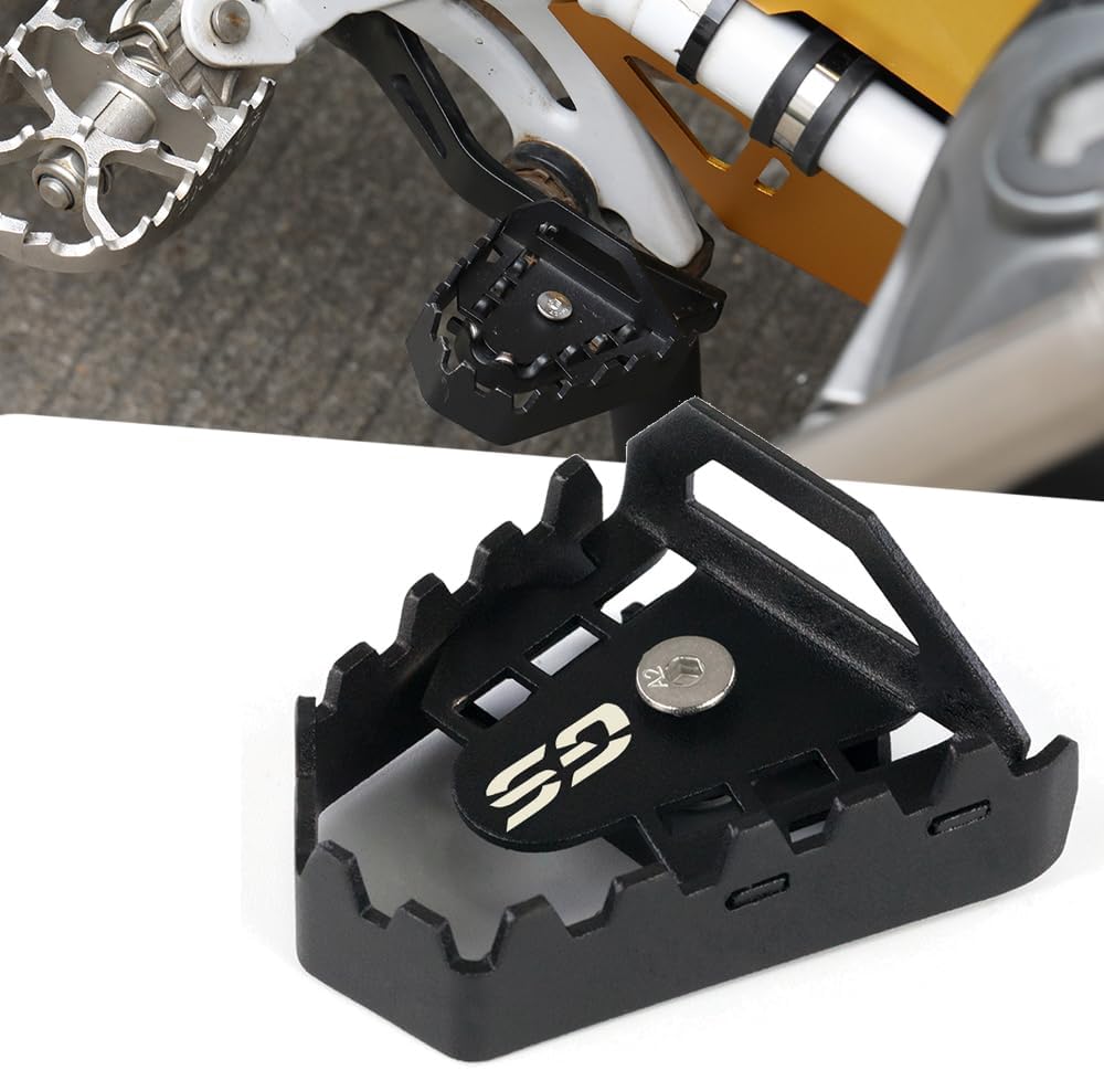 Modeer for F750GS F850GS R1250GS 2018-2023 Motorcycle Rear Foot Brake Lever Pedal Enlarge Extension Rear Brake Peg Pad Pedal Accessories Color Black