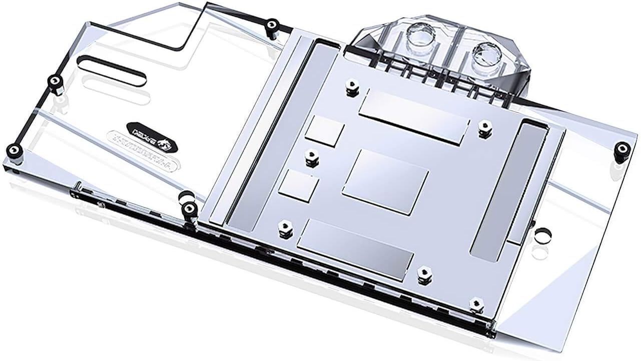 Bykski Full Coverage GPU Water Block and Backplate for XFX RX 6800/6900 XT Overseas Edition (A-XF6900XT-X)