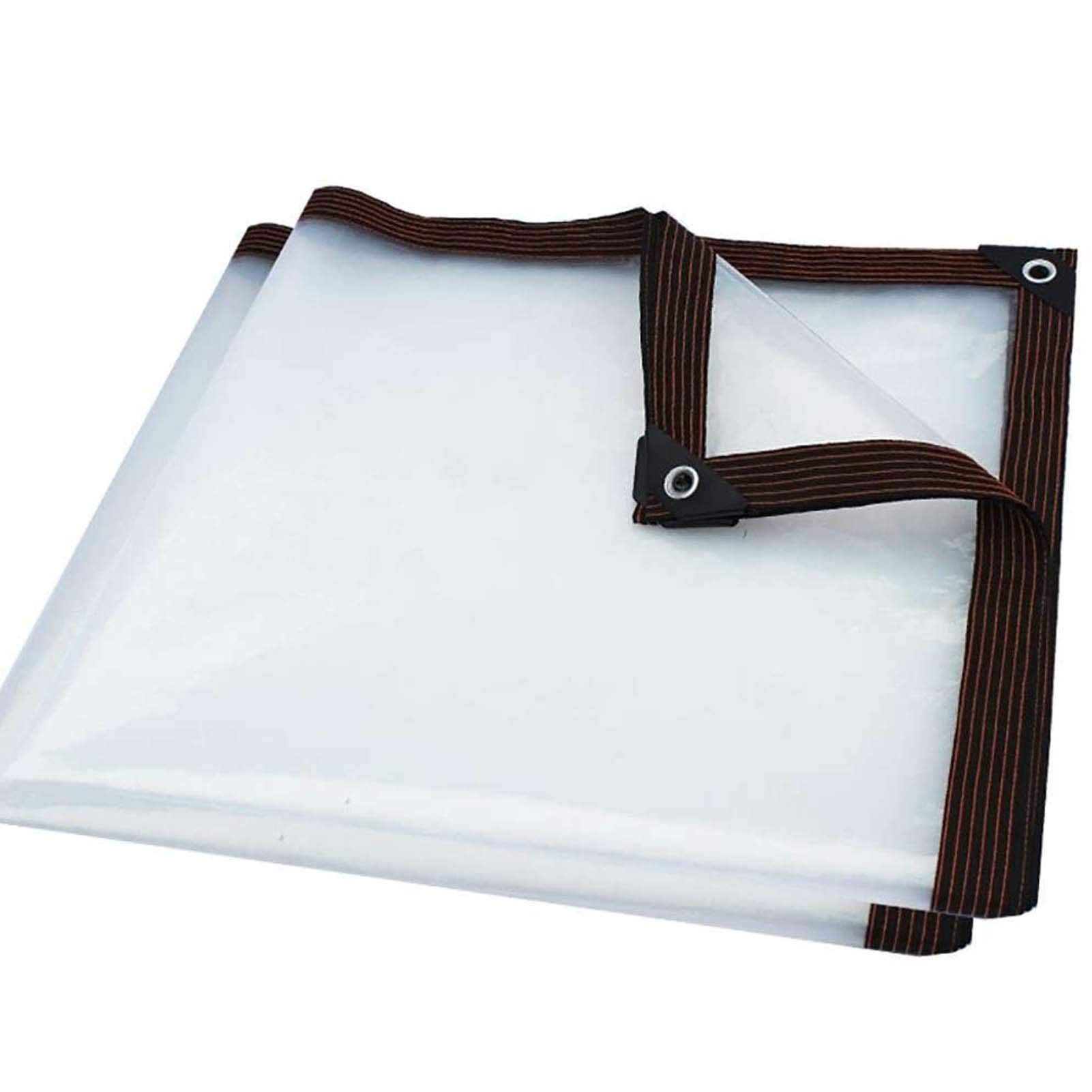 Lona transparente impermeable contra viento y lluvia para evitar humedades en el patio