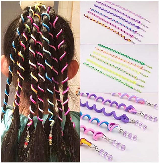 LATTCURE 18 Piece Hair Accessories Girls Set Torsion Hair Accessories, Women Girls Colourful Hair Torsion Hair Accessories with Rhinestone DIY Hair Styling Accessories Children's Party Favour Hair