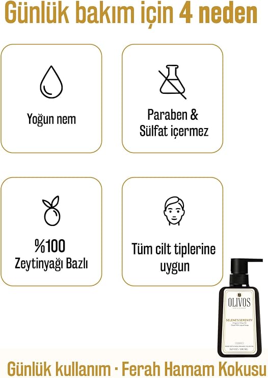 Olivos Natural Olive Oil Liquid Soap - Moisturizing and Nourishing, Ideal for Sensitive Skin, 450ml | Deep Cleansing and Intensive Moisturizing (4X500 ML, Goat Milk)