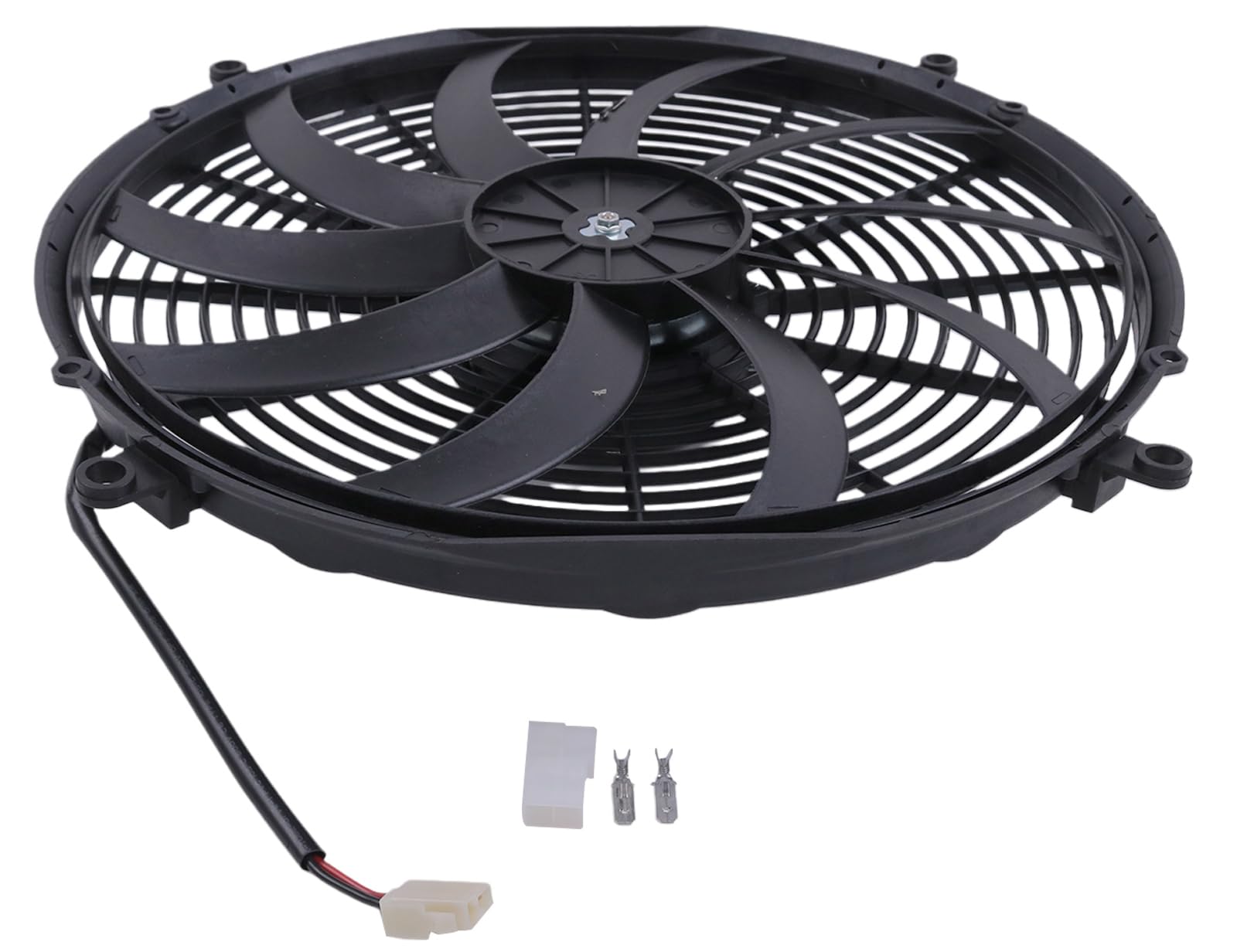 Ventilateur poussoir 12 V 40,6 cm 30102047 VA18-AP70/LL-86S compatible avec lames droites Spal, Ventilateur Voiture