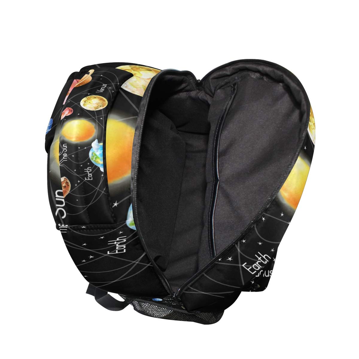 Sac à Dos d'école de système Solaire pour garçons, Filles, Sac de Voyage pour Enfants, Cartable