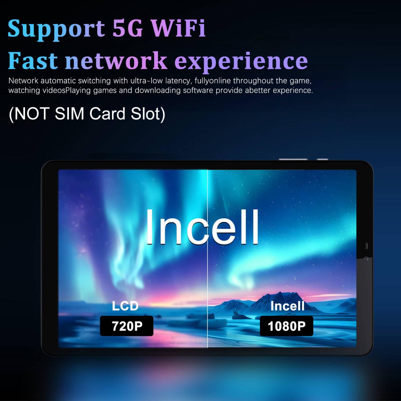 タブレット 8.7インチ Android 15 5G WIFI 16GB Androidタブレット 8.7型 TAB 8 Gen 2 ブラック 8188X1 [Wi-Fiモデル